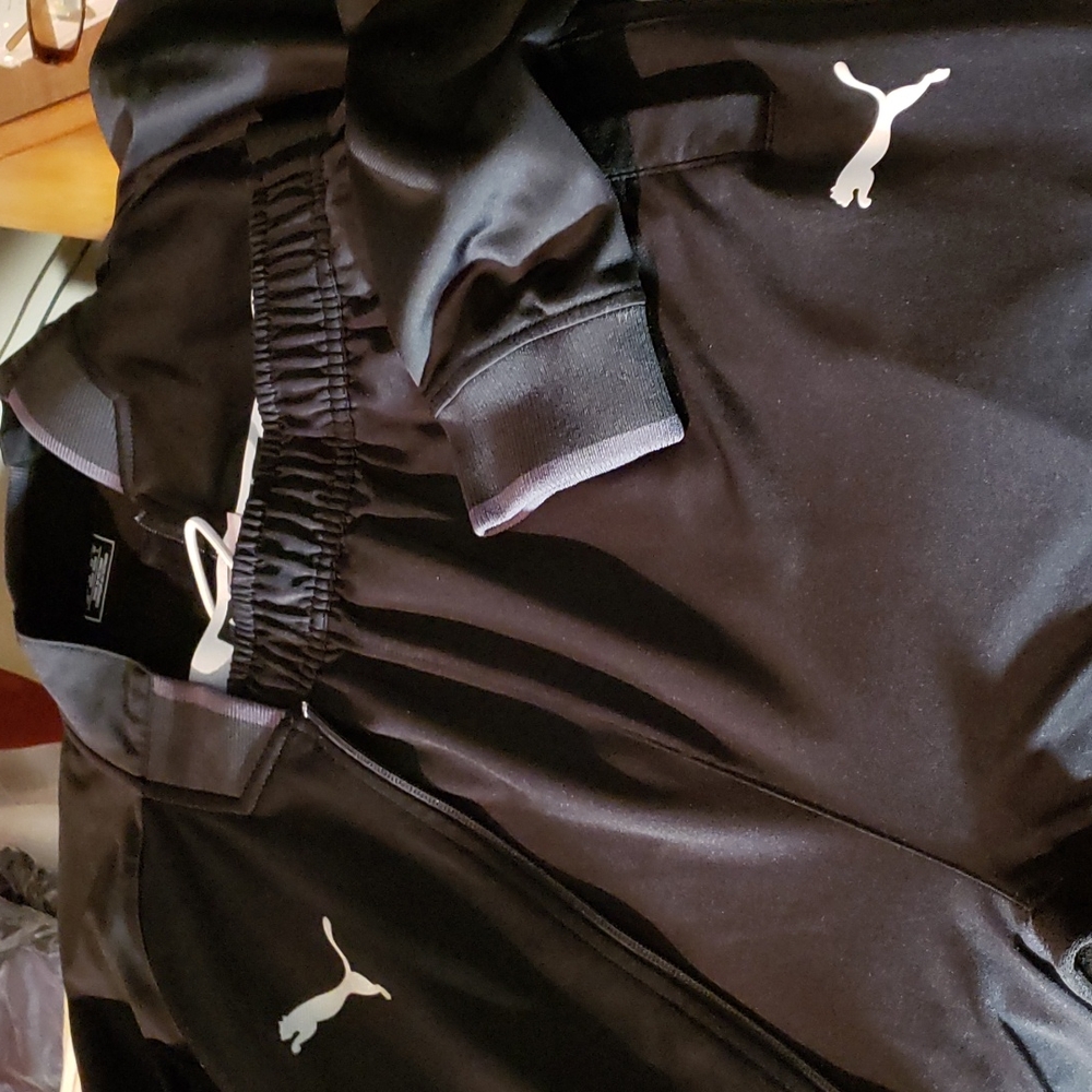 Puma workout set, pants and jacket, great condition dryfit
